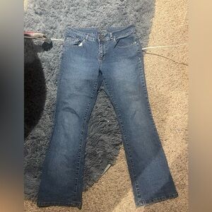 Elegant Blue Flare Jeans